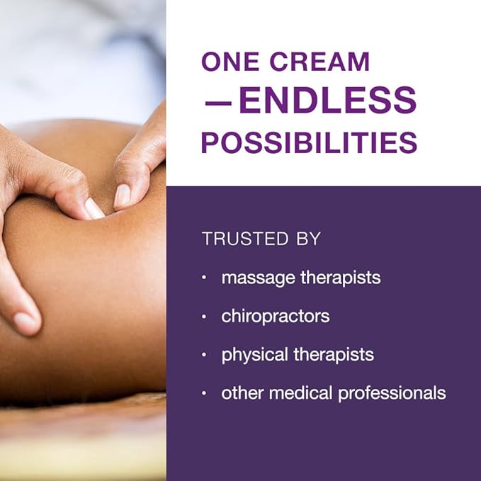 Free-Up-Professional Massage Cream, Fragrance-Free, Great Glide, Lubricity, Tissue Perception, Perfect for Physical Therapy, Massage Versatile, Non-Greasy, Dispenser Box, 50/7gm Packets