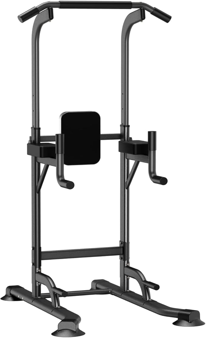 K KiNGKANG Adjustable Power Tower for Home Gym - Multifunctional Pull-Up & Dip Station for Strength Training