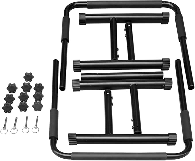 Dip Bar, Heavy Duty Dip Station Adjustable Parallel Bars for Full Body Workout Fitness, Functional Parallettes Bars for Home Gym Strength Training Workout