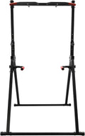 Foldable Power Tower Dip Station Pull Up Bar, Adjustable Multifunction Power Tower Dip Bar Station, Workout Pull Up Tower Station Gym Strength Training Equipment, Support 440LBS