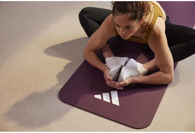 adidas Fitness Mat - Lightweight - Non Slip Yoga Mat, 7mm or 10mm