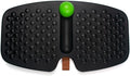 Balance Board for Standing Desk, Wooden Wobble Board with Slidable Ball for Office Work, Anti-Fatigue Foot Massage Board to Relieve Fatigue, Adult Use up to 300 lbs, Black