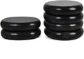 June Fox Hot Stones for Massage 4 Large and 2 Medium Basalt Stones Set Hot Rocks Massage Stones for Spa, Relaxing, Healing