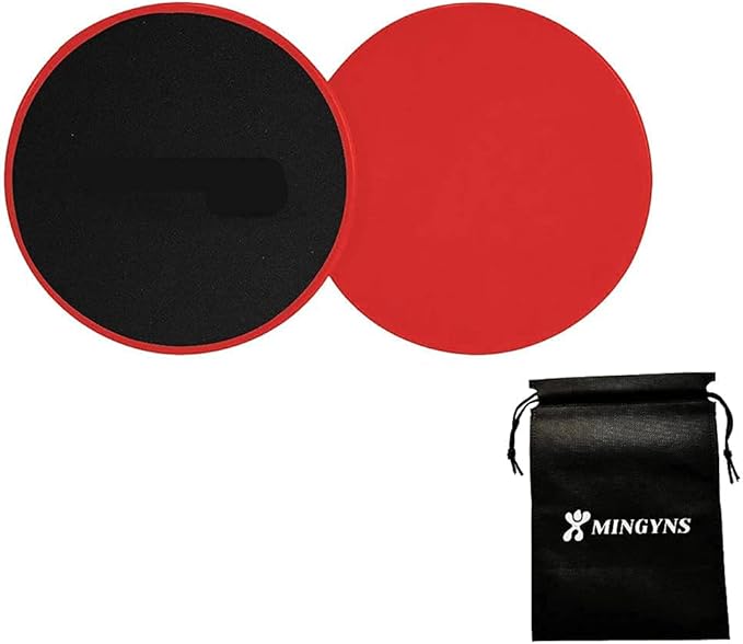 Dual Core Sliders,Core Exercise Gliding Discs Sportz Sliders for Working Out Compact Core Gliders for Home Gym Dual Sided Disks Used on Carpet or Hard Floors