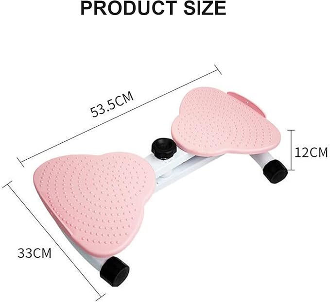 Rotating Waist Trainer,Sport Exercise Twist Board,Aerobic Waist Twister with Resistance Band,Full Body Toning Workout Ab Twister Board for Aerobic Exercise