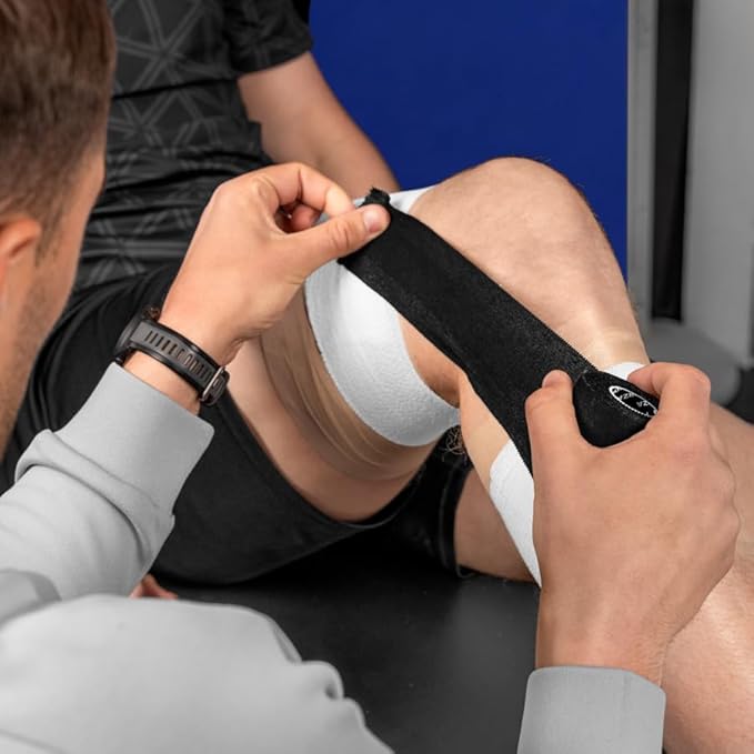 FORZA Premium Zinc Oxide Athletic Tape – 100% Cotton, Sweat & Water Resistant – Multipack Options – Support Tape for Sports, Rehabilitation & Joint Stability