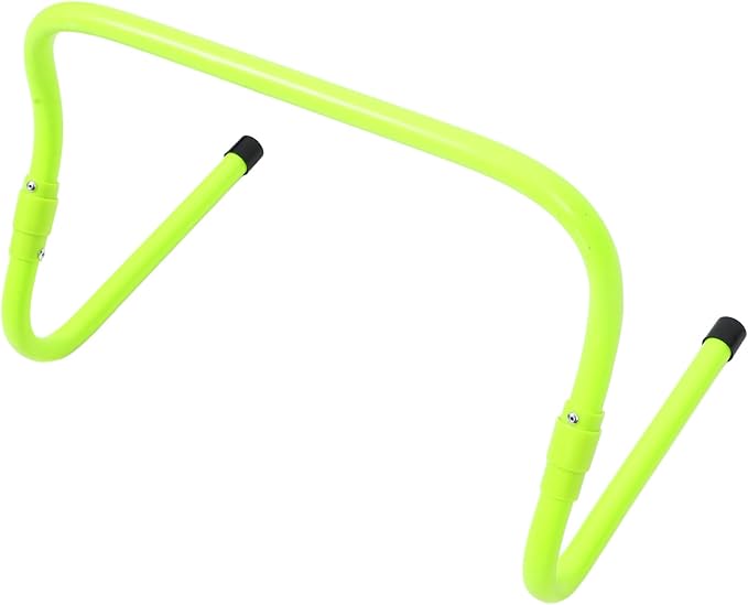 Adjustable Height Football Training Hurdles Green PVC Plastic Agility Hurdle for Professional Soccer Speed for Agility and Speed Training