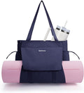 sportsnew Yoga Mat Bag Tote Yoga Gym Bags For Women Men with Waterproof Wet Pocket & Hook-and-loop, Quick Access Storage Yoga Mat Bag Carrier