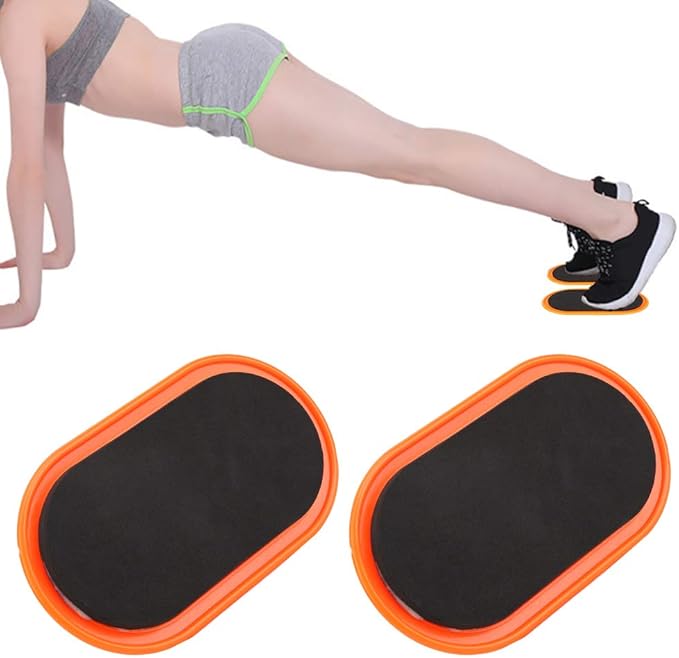 Sliders for Working Out, 2Pcs Pilates Mat Comfortable Core Exercise Equipment ABS and EVA Pilates Board Portable Workout Sliders for Home