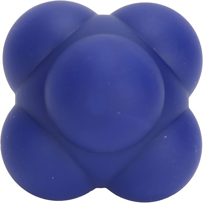 Silicone Bounce Reaction Ball HighDensity Portable HandEye Coordination Speed Reflex Training Ball for Athletes Kids Adults Sports Enthusiasts 7cm (Cobalt Blue)