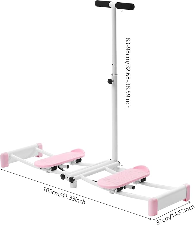 Pelvic Floor Muscle Repair Strengthening Training Device,Yoga Tension Band,Equipment Adjustable Height,Double-Bearing Pulley,Ski Exercise Machine Strength Training,for Fitness,Exercise,Body Shaping