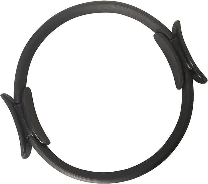 Pilates Ring, Flexible Ring Fitness 14" Yoga Rings Magic Circle with Dual Padded Handles, Fitness Circle for Toning Arms, Thighs/Legs & Core Home Exercise Equipment