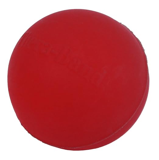 THERABAND Hand Exerciser, Ball For Hand, Wrist, Finger, Forearm, Grip Strengthening & Therapy, Squeeze Ball to Increase Hand Flexibility & Relieve Joint Pain, Red, Soft, Beginner