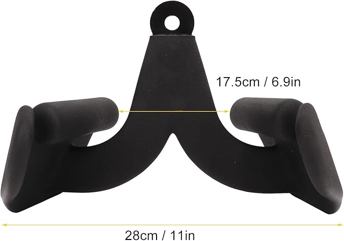 Back Strength Training Handle Grip Pulley Cable Machine LAT Pulldown Bar Attachment Fitness Equipment Accessory
