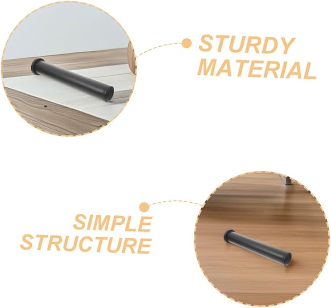Gym Barbell Sleeve and Converter Attachment, Plastic Round Handle Grip for Φ48mm Barbell, Fitness Equipment Accessory for Weight Plate Compatibility and Strength Training