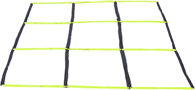 Multifunctional 9 Grids Agility Ladder for Sports Training Fitness and Footworks Drill Agility Train Enduring Balances Cores Skill Development