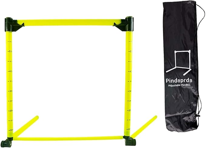 Hurdles Adjustable with Scale Detachable Agility Training Equipment for Athletic Jumping Speed Drills Track Soccer Football Indoor Outdoor