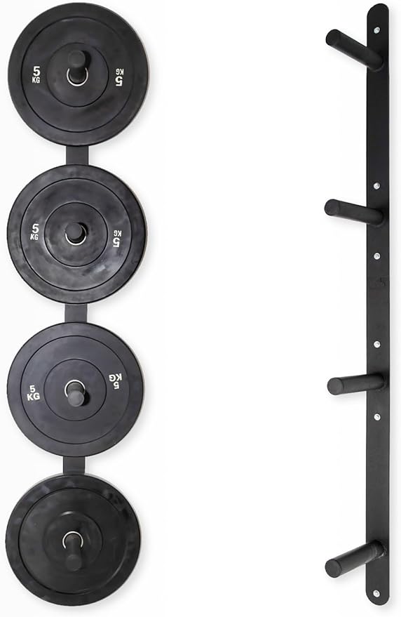Signature Fitness Fitvids Weight Plate Storage Rack for Home Gym