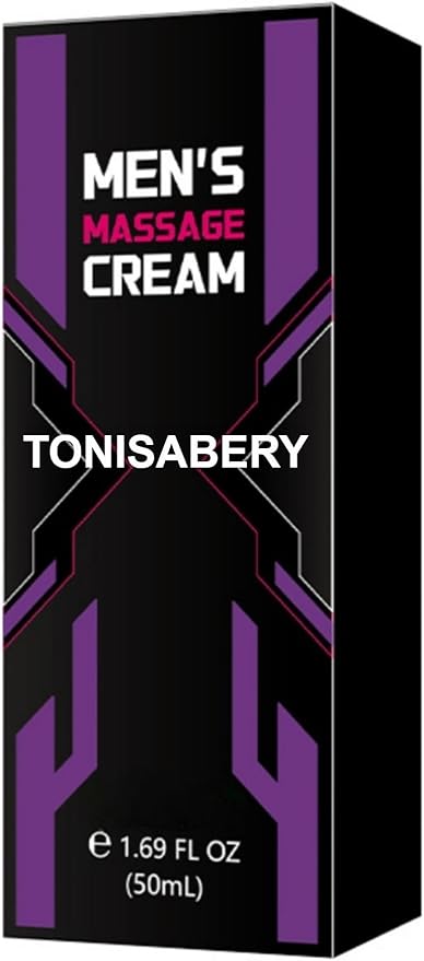 Enlarge Men's Massage Cream, 1.69 fl oz (50mL) Purple Enlargement Gel Natural Enlargement Formula, Male Enhancement Oil for Men, Body Oil-Gel for Private Part, Men's Re-Vitalize Enlargement Cream