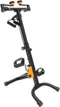 Pedal Exerciser Bike, Foldable Pedal Exerciser for Seniors, Home Pedal Exercise Bike for Total Body(Black)