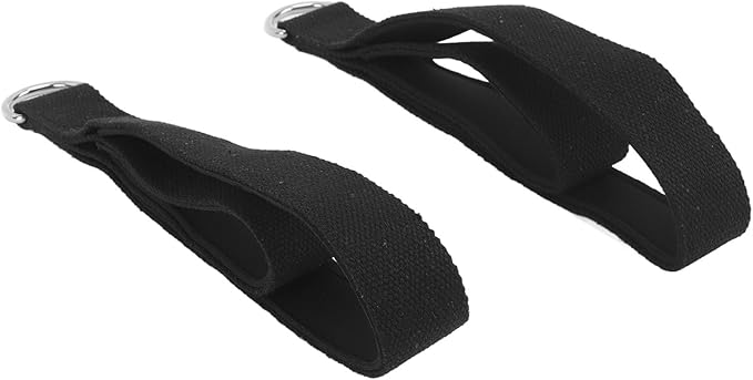2 Pcs Pilates Straps Double Loop Anti Slip with D Rings for Home Gym Workout Pilates Equipment Pilates Accessories Pilates Gear