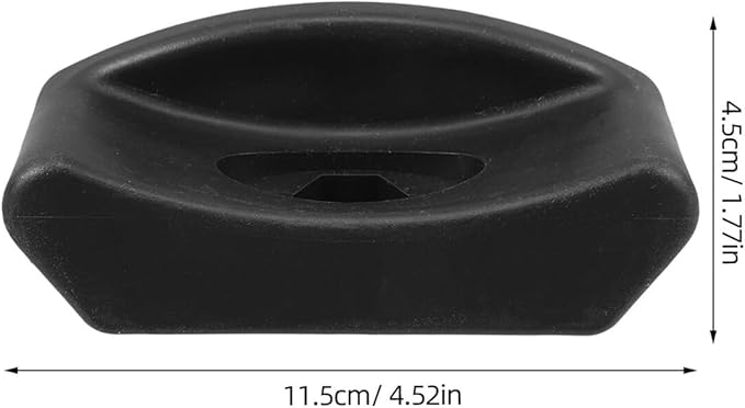 4pcs Dumbbell Rack Spacer Rubber Pads, Barbell Holder Attachment with Shock Absorber, Non-Slip Weight Stand Rubber Saddles for Home Gym Strength Training Equipment