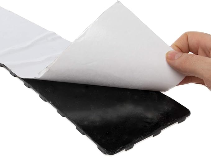 4" X 17-1/2" Self-Adhesive Non-Slip Rubber Safety Step