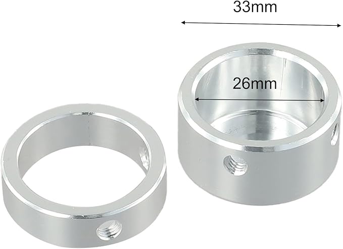 Handle End Cap Fitness Strength Training Equipment Handle End Cap For 25Mm Tube Aluminum Exercise Machine Handle Cap Gym Equipment Accessories With Smooth Edge Design
