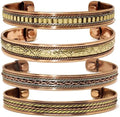 Copper Bracelet Magnetic Pure Copper Therapy Effective & Natural Relief Cuff for Women's & Men's