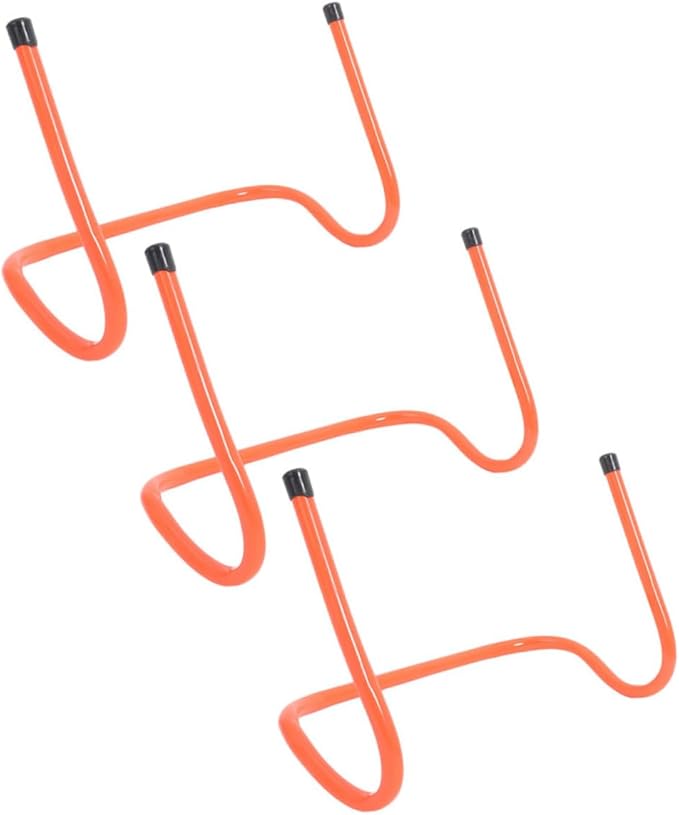Cabilock 3pcs Agility Hurdles 15cm Plastic Speed Hurdles Football Training Equipment for Youth Soccer Agility and Running Training