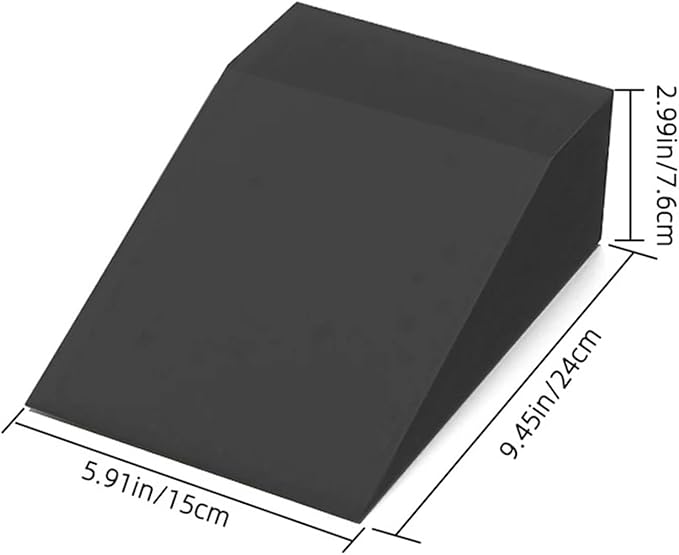 Yoga Foam Wedges 2Pcs Yoga Wedge Blocks Squat Block Multi-Functional Stretch Slant Board Calf Raise for Sports Fitness