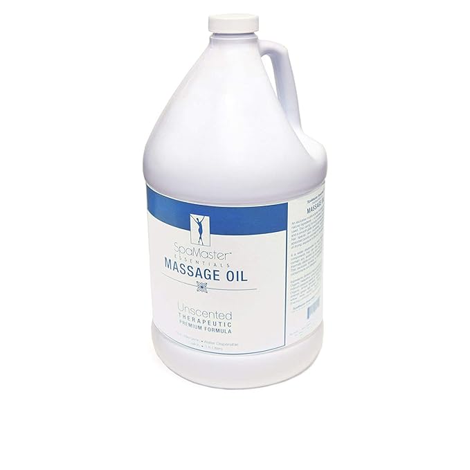 Master Massage Unscented Massage Lotion in 1 Gallon Bottle.