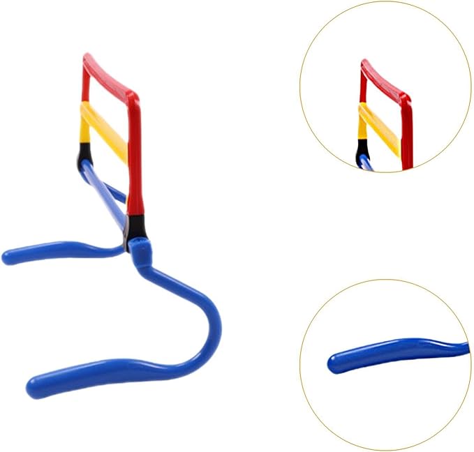 Agility Training Hurdles Set for Speed & Footwork Drills - Adjustable Height Sports Equipment for Football, Kids, and Athletes