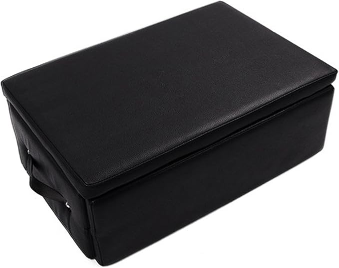 Pilates Sitting Box for Reformer Accessories, Professional Portable Balance Training Box for Core Exercise, Home Gym, Studio, 24.41x16.93x9.06 inch