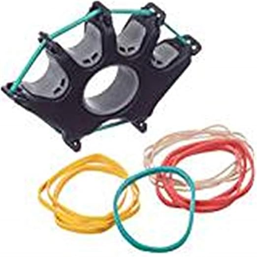 CanDo 10-0775 Digi-Extend Hand Exerciser Package, Black, 15pcs