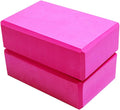 Set of 2 Yoga Blocks EVA Foam Exercise Bricks Provides Stability Balance and Support Improve Strength - 9 x 6x 3 inches