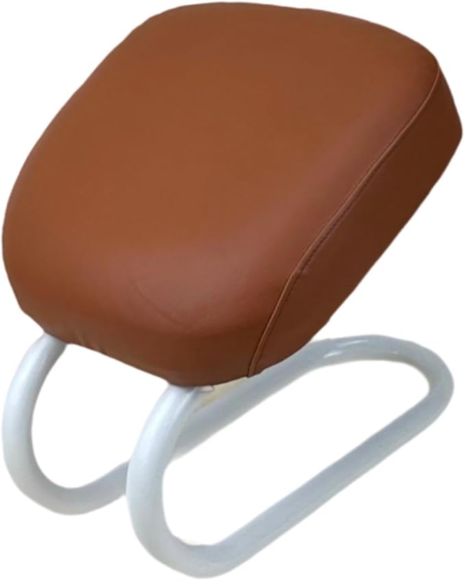 Colaxi Meditation Stool for Adults, Meditation Bench Kneeling Stool, Ergonomic Portable Chair with Anti Slip Cover, Adjustable Prayer Bench Seat for Home Studio Praying Yoga, Style D Brown