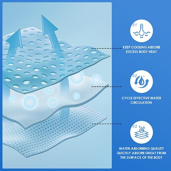 12 Pack Cooling Towels Bulk (47"x12") for Neck and Face, Ice Towel for Hot Weather, Soft Breathable Chilly Gym Towels, Microfiber Towel for Work Out, Yoga, Running, Camping & More Activities
