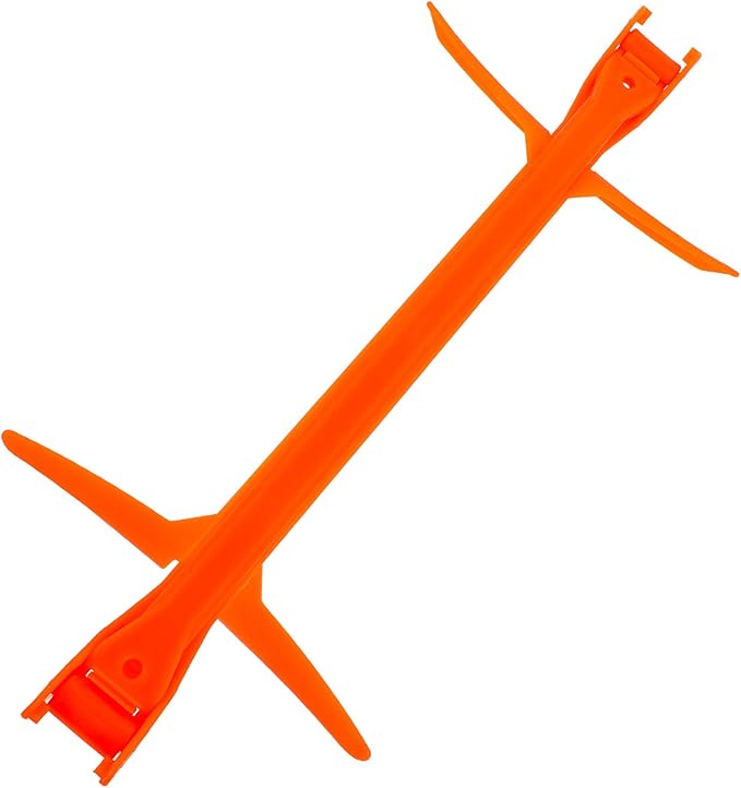 Adjustable Soccer Training Hurdles Set with 3 Height Levels, Foldable Agility Mini Hurdles for Speed and Footwork Training, Orange Football Practice Equipment for Youth and Adults
