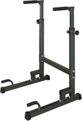 Power Tower Pull Up Bar Station, Free Standing Pull Up Rack Dip Station for Home Gym, Height Adjustable Home Strength Training Fitness Workout Equipment