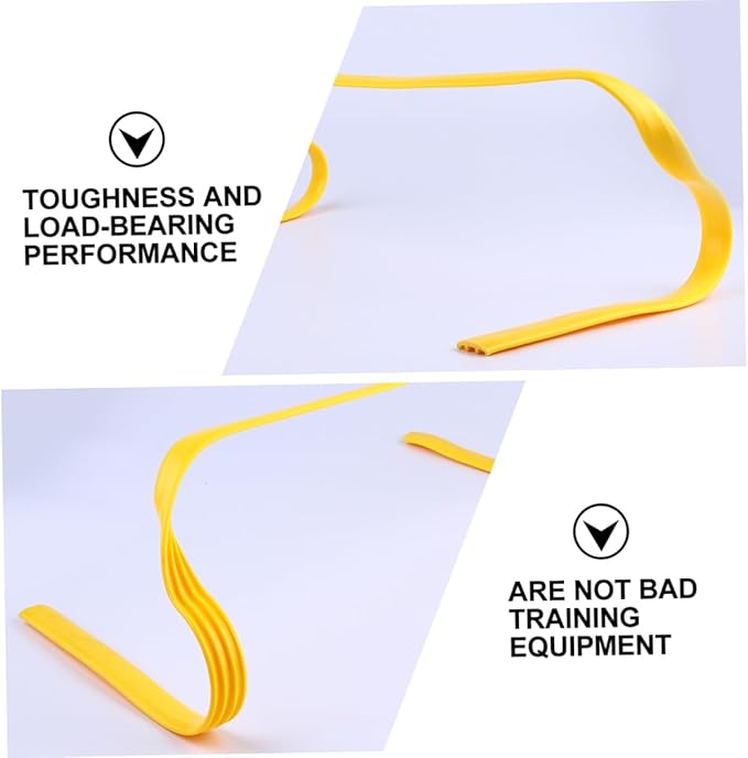 POPETPOP 4Pcs Football Training Hurdles Flexible Agility Equipment for Speed Jumping Exercises High Durable Design for Outdoor Sports Training for Youth Soccer Practice