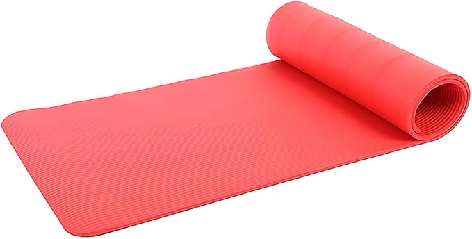 Yoga Mat Thick 1/5" Thick Non Slip Anti-Tear High Density Exercise Mat with Carrying Strap Large Yoga Mat for Floor, Gym, Fitness, Pilates, Stretching, Home Yoga, Workouts