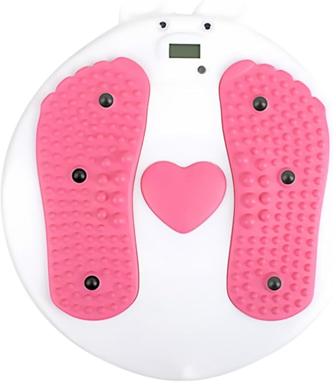 YARNOW Rotating Waist Disc Twisting Board with Magnetic Resistance Fitness Massage Counter for Home Ab Workout