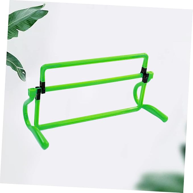 Mipcase Detachable Agility Hurdles for Soccer Training Fitness Equipment for Speed and Jumping Exercises Use Knee Lift Core Strength Green