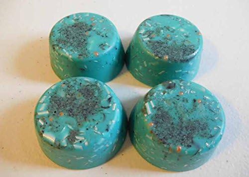 2 Teal Small Tower Buster Crystal Orgone Generator Energy Accumulator 528Hz/7.83Hz/Advance Harmonics Many Beautiful Ingredients and Colors!! (Teal)