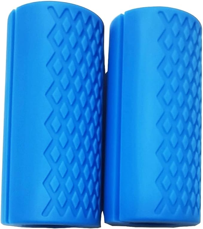 Weight Bar Grips Fit Standard Barbell, Dumbell Handles, Thick Bar Training Adapter for Weightlifting & Cable Attachments Fitness Training Rope Grips for Body Arm Forearm Builder Strength