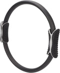 KIMISS Pilates Ring - Fitness Resistance Exercise Circle with Nonslip, Foam Padded Handle for Thigh Workout and Body Strengthening (Black), KIMISSgixf7eyuhq-11