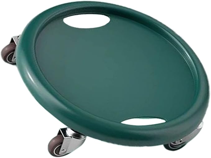 Core Slider Abdominal Training Tool Workout Sliding Disc Ab Slider with 4 Rollers Portable Exercise Equipment for Home Gym Fitness Training Dark Green