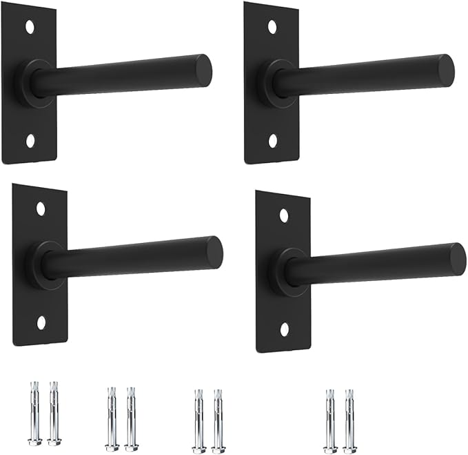 Wall Mounted Weight Plate Holder, Bumper Plate Rack for Home Gym Wall Organized, All Kinds Sizes