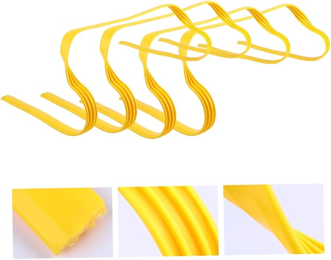 4Pcs Soccer Training Hurdles Height Agility Barriers for Speed Agility Training Ultra Stable Base for Outdoor Use for Football Basketball and Track Sports